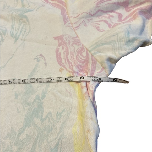 Marble print terry SS sweatshirt - Picture 9 of 12